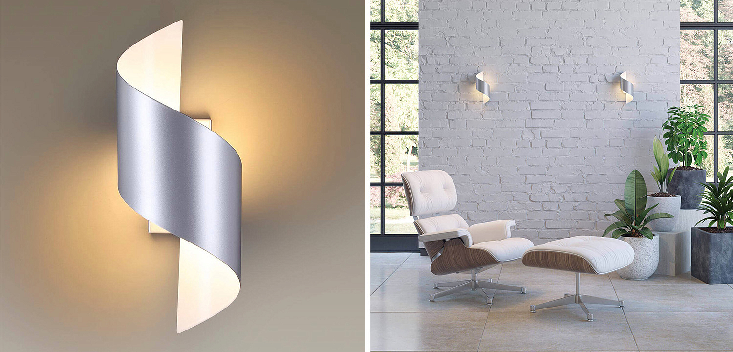 Бра Silver Locken Wall Lamp Бра Silver Locken Wall Lamp - Loft-Concept в Тюмени