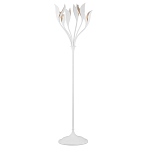 Торшер белый с плафонами в виде лепестков Delicate Flower варинант исполнения - 1 | Loft Concept в Тюмени