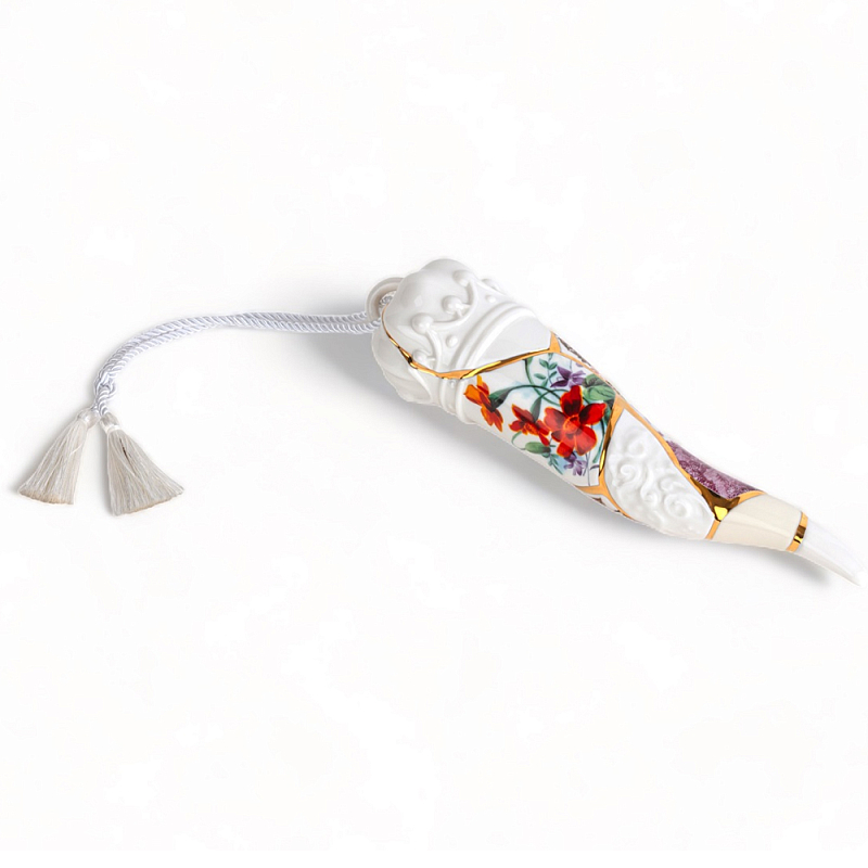 Статуэтка Seletti Lucky Horn Белый Золотой Мульти Статуэтка Seletti Lucky Horn Белый Золотой Мульти в Тюмени | Loft Concept