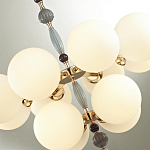 Люстра со вставками из керамики SkyEast 12 ламп варинант исполнения - 3 | Loft Concept в Тюмени