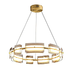 Люстра круглая с янтарными стеклянными плафонами Lighting of Space варинант исполнения - 1 | Loft Concept в Тюмени