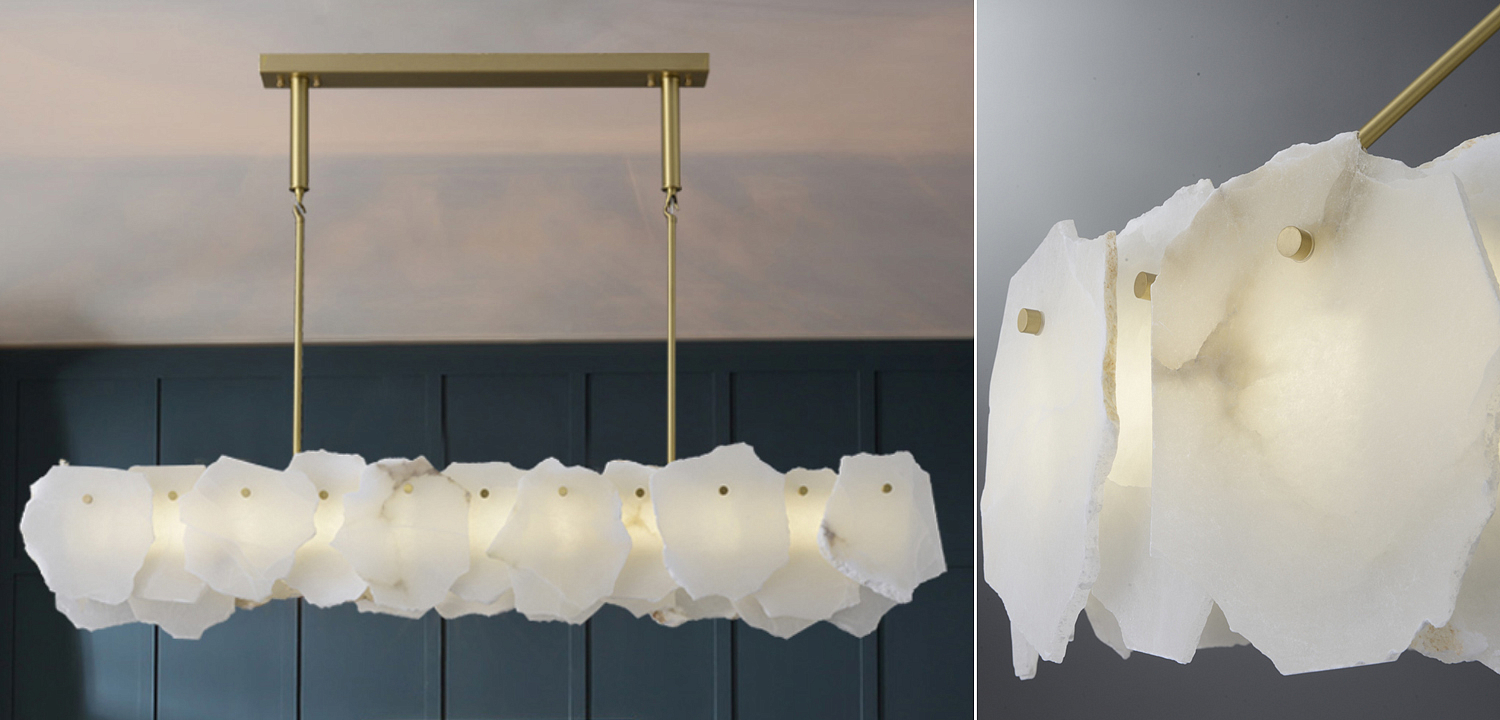 Люстра Lucretia Marble Rectangular Chandelier Люстра Lucretia Marble Rectangular Chandelier - Loft-Concept в Тюмени