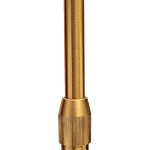 Торшер с мраморным столиком и золотым плафоном Ezio Floor Lamp варинант исполнения - 3 | Loft Concept в Тюмени