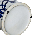 Ваза с крышкой и синим цветочным узором Blue & White Ornament  варинант исполнения - 4 | Loft Concept в Тюмени