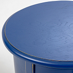 Синяя тумба на фигурных ножках Shelby варинант исполнения - 4 | Loft Concept в Тюмени