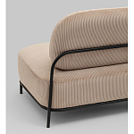 Диван Стоун велюр рельефный бежевый варинант исполнения - 4 | Loft Concept в Тюмени