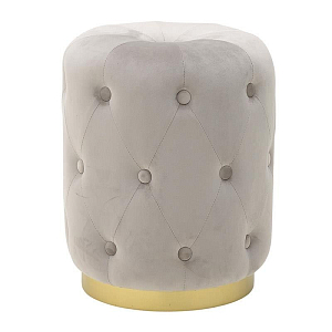Пуф Capitone Gold Stripe Gray