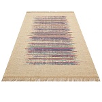 Ковер с геометрическим узором из комбинированного состава Full rhythm варинант исполнения - 3 | Loft Concept в Тюмени