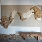 Декор настенный в Эко стиле Малибу wall panel Malibu Abstraction варинант исполнения - 1 | Loft Concept в Тюмени