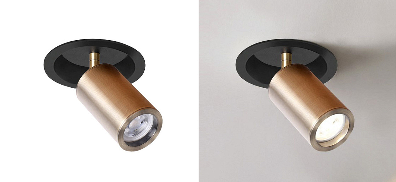 Встраиваемый поворотный спот Modern Spot Brass Встраиваемый поворотный спот Modern Spot Brass - Loft-Concept в Тюмени