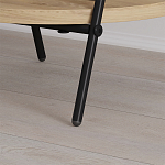 Стол приставной с 2-мя круглыми столешницами из дерева ESSEL OAK варинант исполнения - 2 | Loft Concept в Тюмени