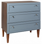 Комод серый из массива бука с 3-мя ящиками Wenge Light варинант исполнения - 1 | Loft Concept в Тюмени