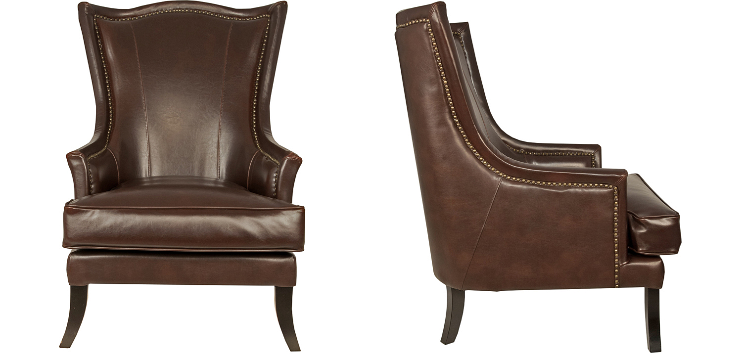 Кресло Gregoir Armchair натуральная кожа Кресло Gregoir Armchair натуральная кожа - Loft-Concept в Тюмени