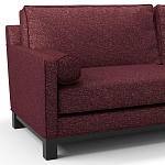 Мебельная ткань Шенилл бордовый цвет 138 см T4-38 варинант исполнения - 6 | Loft Concept в Тюмени