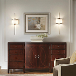 Бра вертикальное с белым полукруглым плафоном и длинным стержнем S Kichler варинант исполнения - 15 | Loft Concept в Тюмени