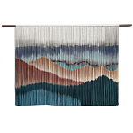 Современное Панно на стену из нитей Mountains at Sunset Горы на Закате  варинант исполнения - 2 | Loft Concept в Тюмени