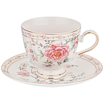 Чайный сервиз из фарфора на 6 персон 14 предметов Flower Porcelain Collection варинант исполнения - 2 | Loft Concept в Тюмени