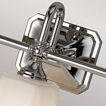 Бра для ванных комнат с квадратными матовыми плафонами на основании цвета хром Feiss варинант исполнения - 7 | Loft Concept в Тюмени