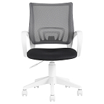 Офисное кресло с основанием из белого пластика Desk chairs Black варинант исполнения - 2 | Loft Concept в Тюмени