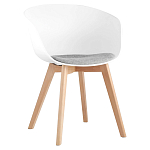 Стул из пластика с мягким сиденьем Eames варинант исполнения - 1 | Loft Concept в Тюмени