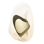 Бра овальное из стекла с золотым элементом Flow Texture  варинант исполнения - 4 | Loft Concept в Тюмени