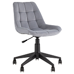 Мягкое компьютерное кресло Plushe Grey варинант исполнения - 1 | Loft Concept в Тюмени