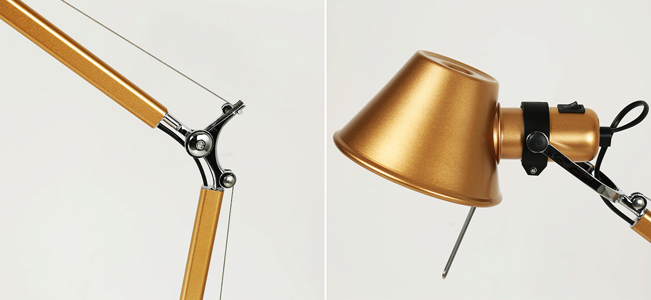 Настольная лампа золотого цвета Artemide Настольная лампа золотого цвета Artemide - Loft-Concept в Тюмени
