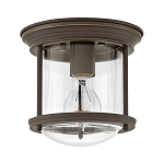 Потолочный светильник для ванных комнат со стеклянным плафоном и одной лампой Hinkley варинант исполнения - 8 | Loft Concept в Тюмени