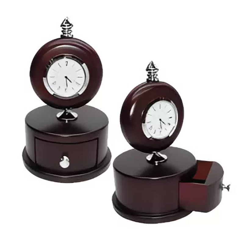 Часы настольные интерьерные Time Forward Коричневый Часы настольные интерьерные Time Forward Коричневый в Тюмени | Loft Concept