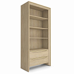  Стеллаж 2 ящика 4 открытые полки Flowchart 90 см варинант исполнения - 2 | Loft Concept в Тюмени