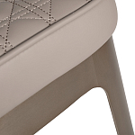 Стул барный светло-серый из экокожи Spectacular High Bar Stool варинант исполнения - 5 | Loft Concept в Тюмени