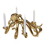 Большой Подсвечник золотой Осьминог Gold Octopus Candlestick  варинант исполнения - 1 | Loft Concept в Тюмени