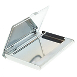 Визитница карманная металлическая с накладкой из натурального камня Серафинит Stone Business Card Holders  варинант исполнения - 3 | Loft Concept в Тюмени