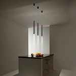 Подвсеной светильник светодиодный металлический цилиндрической формы Высота 60см Trumpet tube варинант исполнения - 5 | Loft Concept в Тюмени