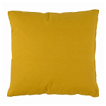 Подушка декоративная хлопковая горчичного цвета с абстрактным принтом Elysian Flow Sunset варинант исполнения - 2 | Loft Concept в Тюмени