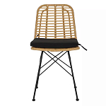 Стул с ротанговым плетением Wicker Stool без подлокотников варинант исполнения - 1 | Loft Concept в Тюмени