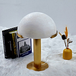 Настольная лампа c абажуром в форме купола из натурального камня  Heavenly Harmony варинант исполнения - 4 | Loft Concept в Тюмени