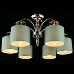 Люстра потолочная Nikoletta с бирюзовым плафоном варинант исполнения - 1 | Loft Concept в Тюмени