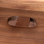 ТВ-тумба из массива ореха Robinett Wooden TV Stand варинант исполнения - 6 | Loft Concept в Тюмени