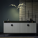 Дизайнерский комод светло-серый с фактурным фасадом UNO варинант исполнения - 1 | Loft Concept в Тюмени