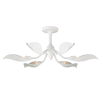 Потолочный светильник с плафонами в виде белых лепестков Delicate Flower варинант исполнения - 2 | Loft Concept в Тюмени