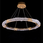 Люстра в форме кольца с золотым декором Warm Heavenly Light варинант исполнения - 1 | Loft Concept в Тюмени