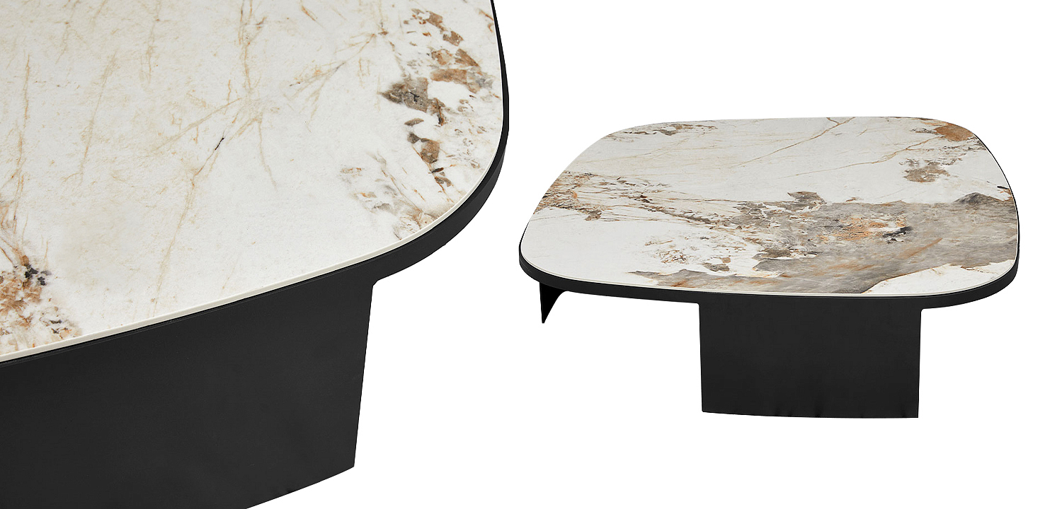 Кофейный стол с каменной столешницей Keir Coffee Table - Loft-Concept в Тюмени