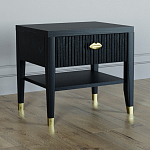 Прикроватная тумбочка с ящиком Elsa Dreams Black варинант исполнения - 1 | Loft Concept в Тюмени