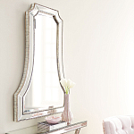 Зеркало в серебристой фигурной раме Silver Reflection варинант исполнения - 4 | Loft Concept в Тюмени