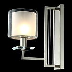 Бра с геометрическим каркасом из металла и цилиндрическим стеклянным плафоном Laurent варинант исполнения - 4 | Loft Concept в Тюмени