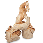 Статуэтка из дерева лошади Animals of the World 25 варинант исполнения - 2 | Loft Concept в Тюмени