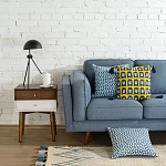 Чехол на подушку с двусторонним принтом и кисточками Ophelia Grove варинант исполнения - 4 | Loft Concept в Тюмени