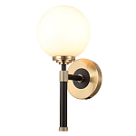 Бра с белым стеклянным плафоном в форме шара Cedar & Moss Light варинант исполнения - 1 | Loft Concept в Тюмени