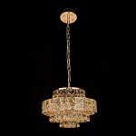 Люстра хрустальная в неоклассическом стиле на золотистом каркасе Majesty варинант исполнения - 2 | Loft Concept в Тюмени
